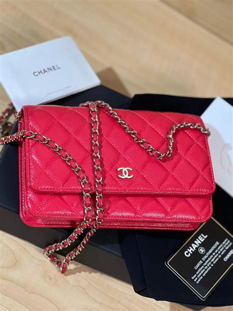 chanel classic wallet on chain a33814|Chanel Classic Quilted WOC Wallet on Chain A33814 Light Pink.